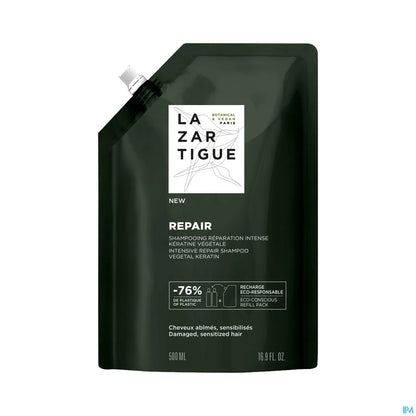 Lazartigue Repair Shampooing Éco Recharge 500 mL