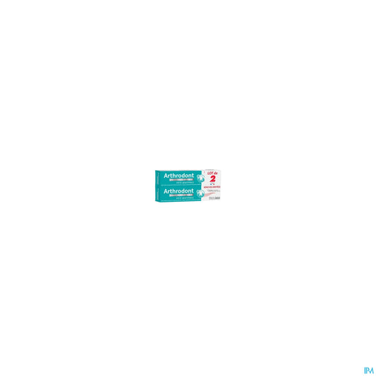 Arthrodont Pâte Dentifrice Fraîcheur Intense 2 x 75 mL