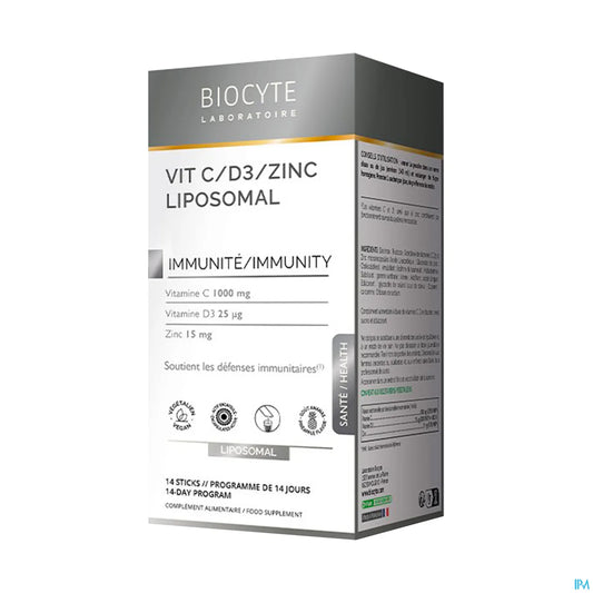Vit C/D3/Zinco Liposomiale Immunità 14 Stick