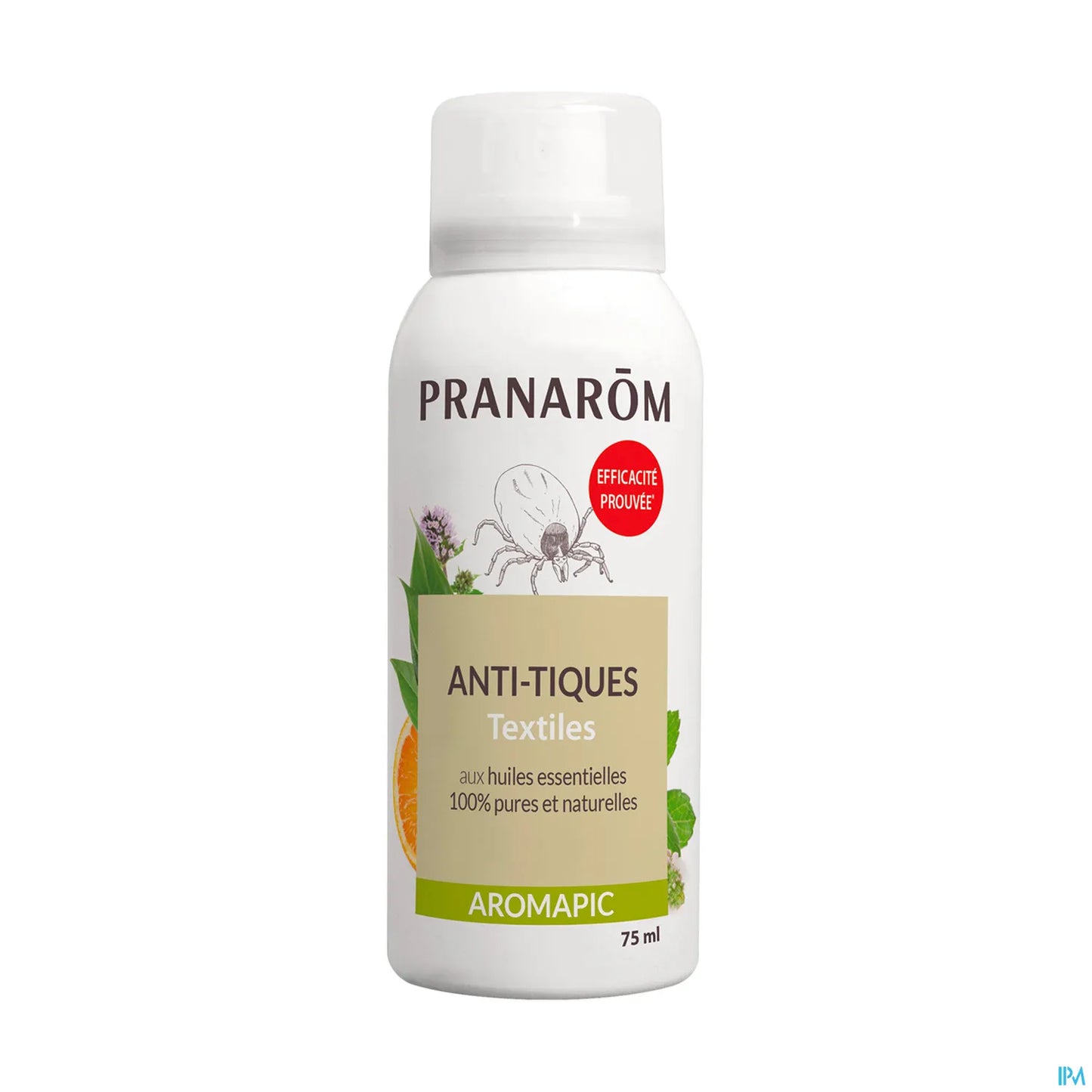 Spray Anti-Tiques Textiles Aromapic 75ml