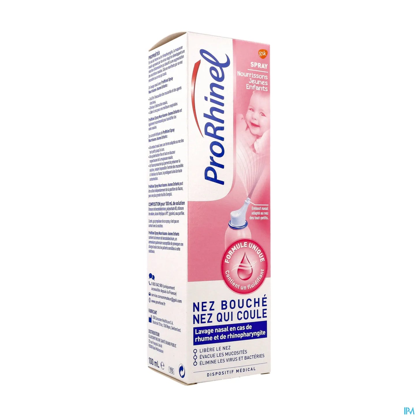 Spray Novartis Prorhinel per neonati e bambini piccoli 100 ml