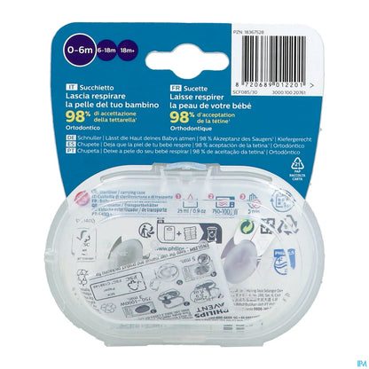 Philips Avent Ultra Air Pacifiers 0-6M Unisex