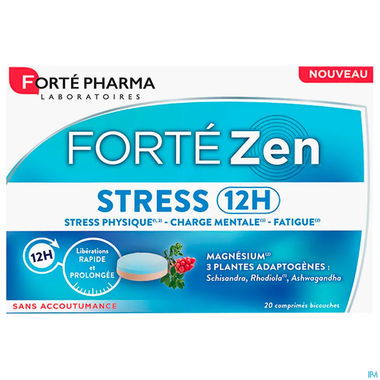 Fortezen Stress 12h 20 Comprimés Bi-Couches