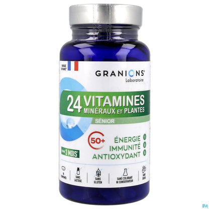 24 Vitamins, Minerals and Plants for Seniors 90 Tablets