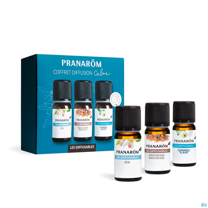 Set di diffusione calmante organica 3 x 10 ml