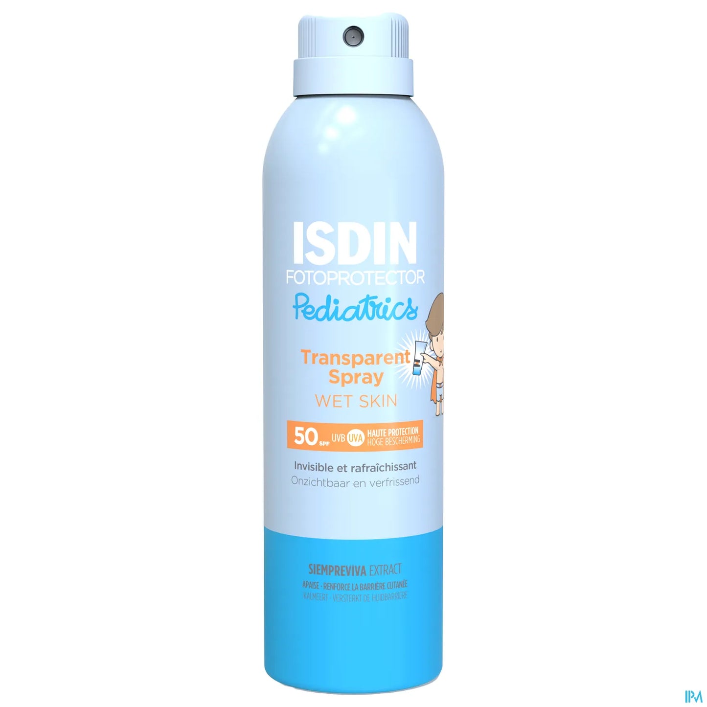 Fotoprotector Pediatrics Transparent Spray Wet Skin SPF50+ 250ml