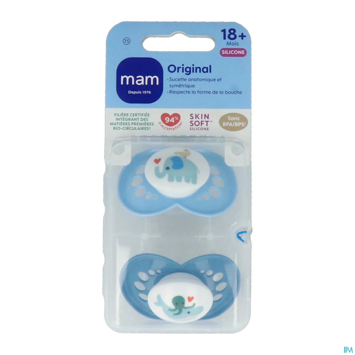 Sucette Original Classique Plus de 18 Mois Silicone