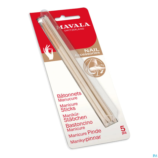 Bastoncini spingipelle per manicure 5 unità