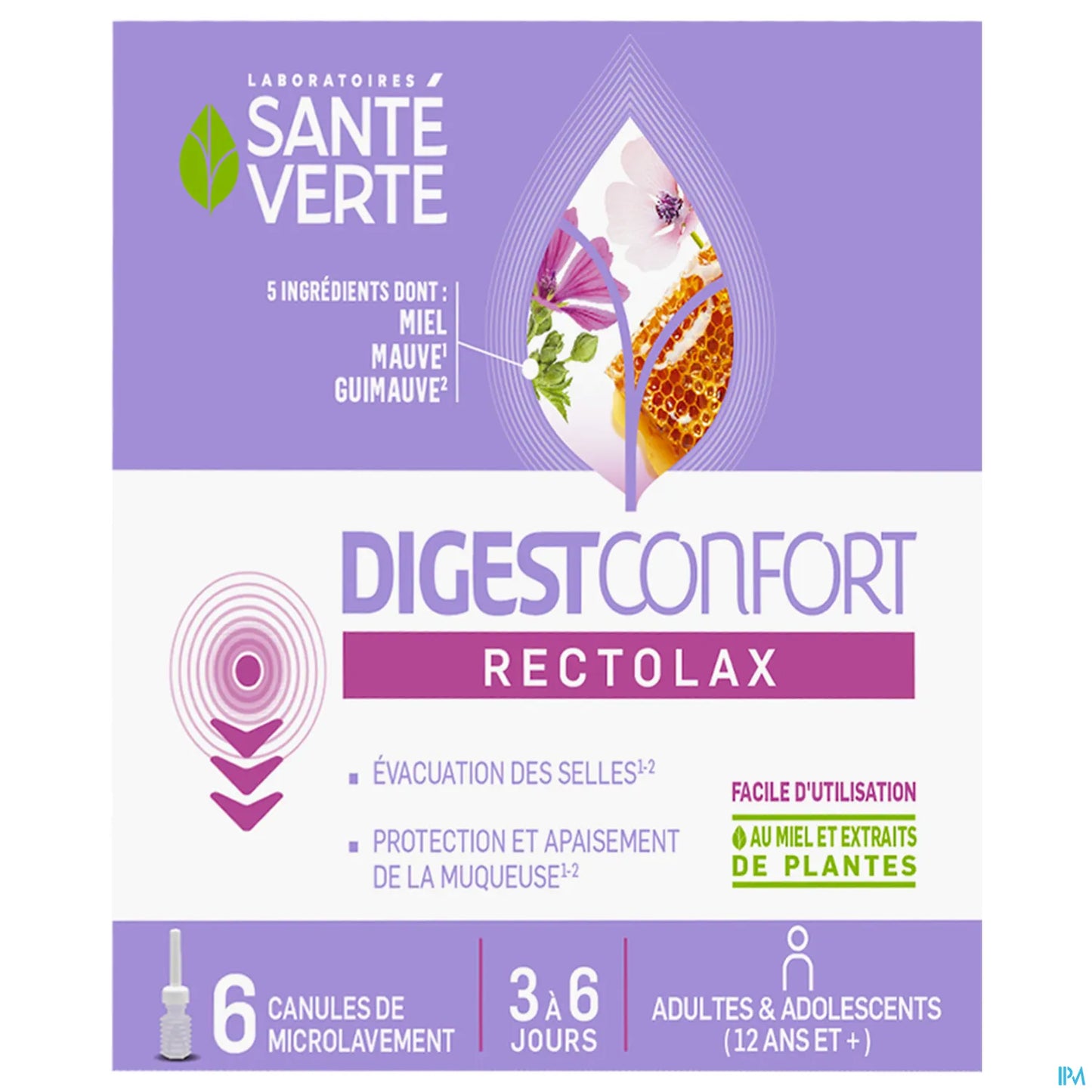 DigestConfort Rectolax 6 Canules de Microlavement