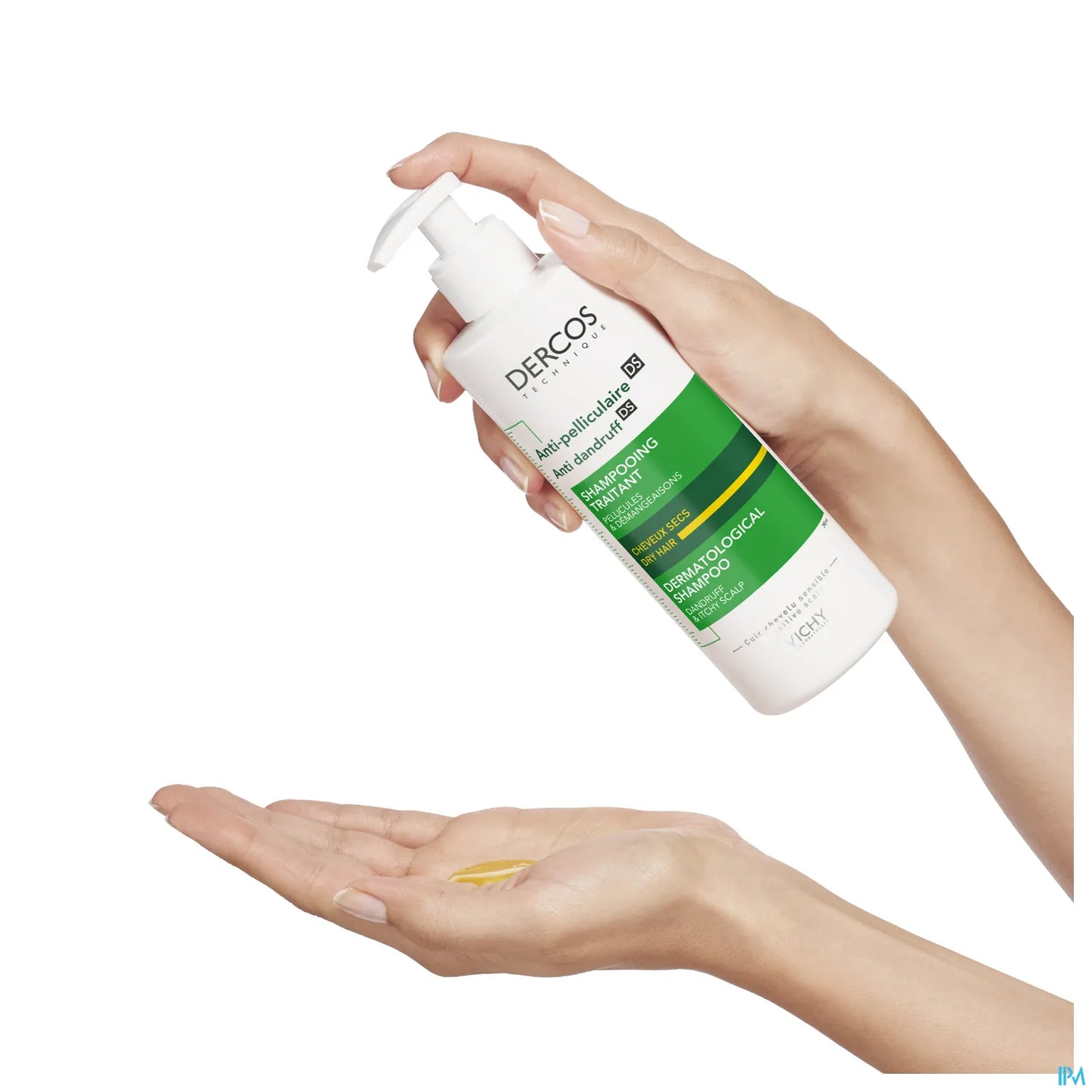 Dercos Anti-Pelliculaire DS Traitement Shampooing Cheveux Secs 390ml