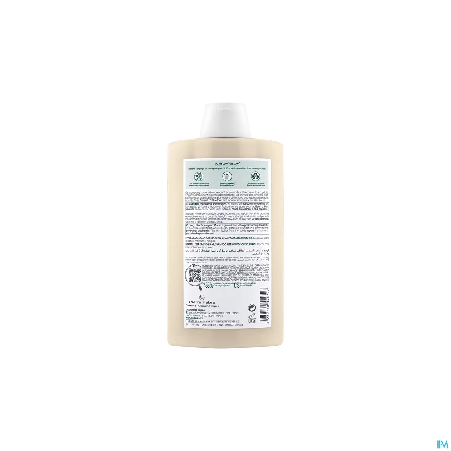 Organic Cupuaçu Repairing Shampoo 400ml