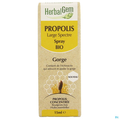 Propolis Broad Spectrum Organic Spray 15ml