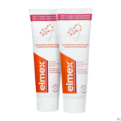 Anti-Caries Professionnel Dentifrice 2x75ml