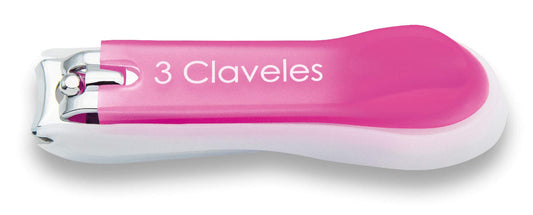 6 cm Pink Fancy Nail Clipper with Integrated File