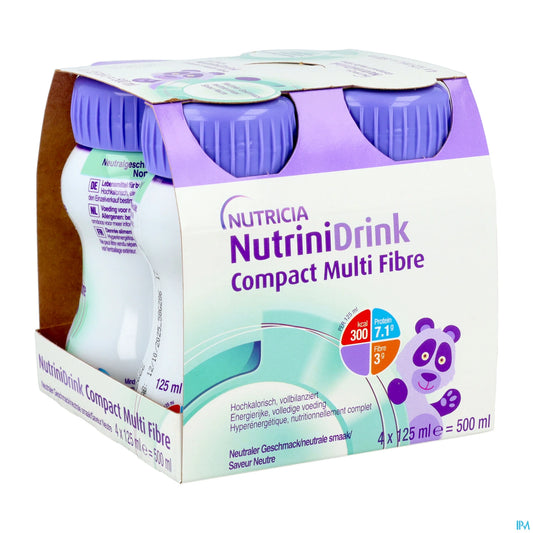 Gallia Nutrinidrink Compact Multi Fibres Neutre 4 x 125 mL