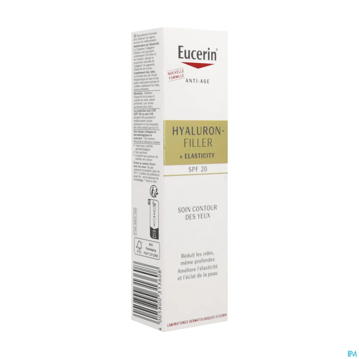 Hyaluron-Filler + Elasticity Soin Contour des Yeux SPF20 15ml
