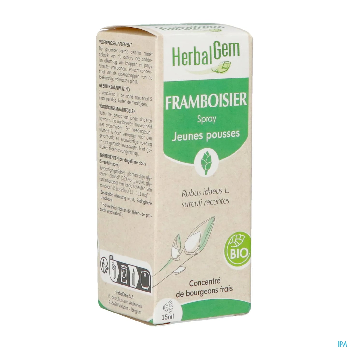 Framboisier Bio Spray 15 mL