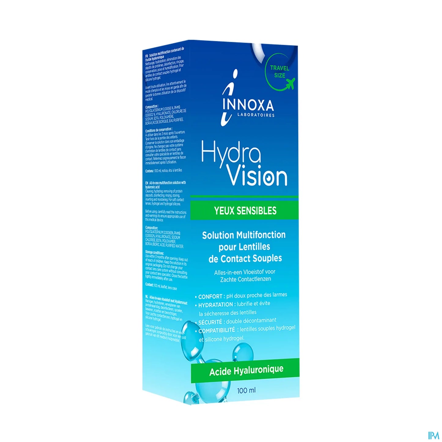 Hydravision Solution Multifonction Pour Lentilles Souples 100ML