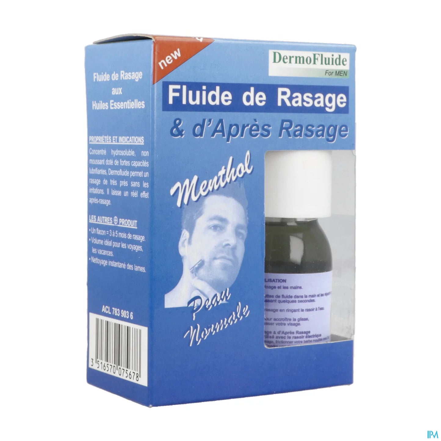 Shaving Fluid for Normal Skin with Menthol 30 ml