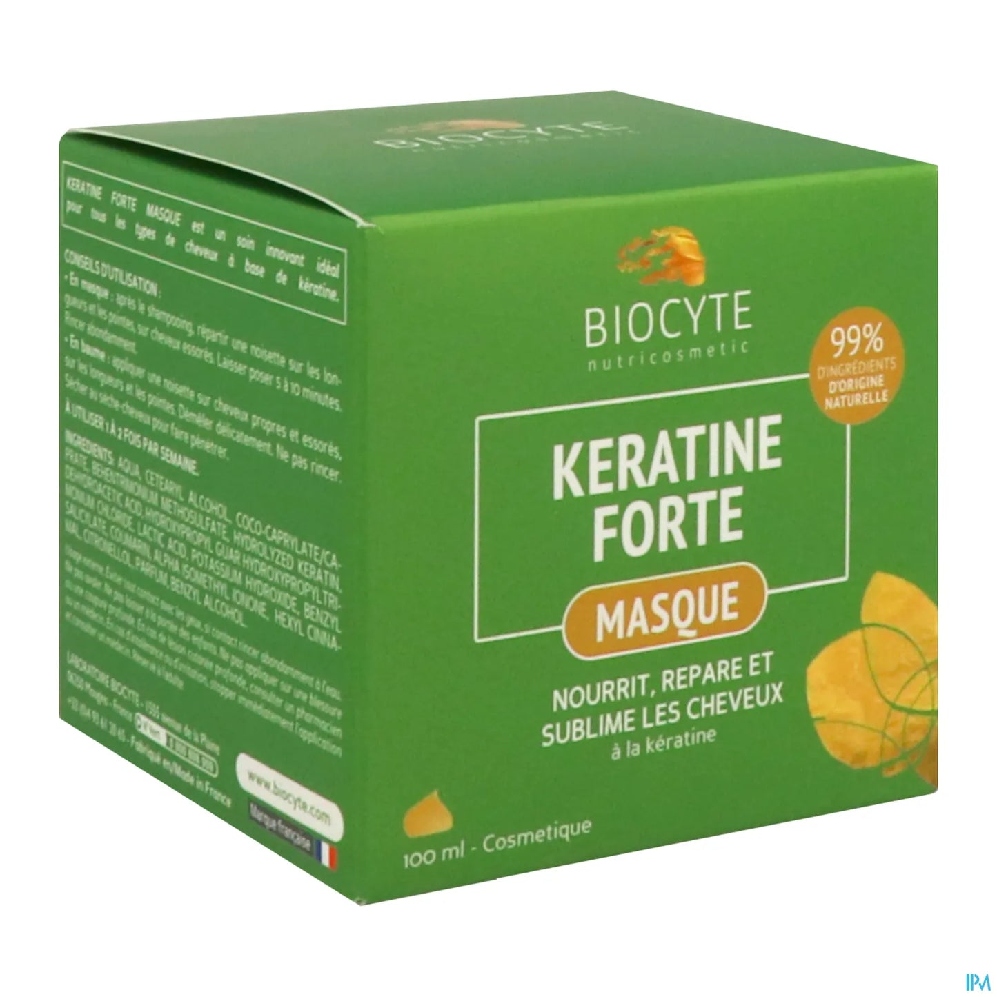 Maschera per capelli alla cheratina forte 100 ml