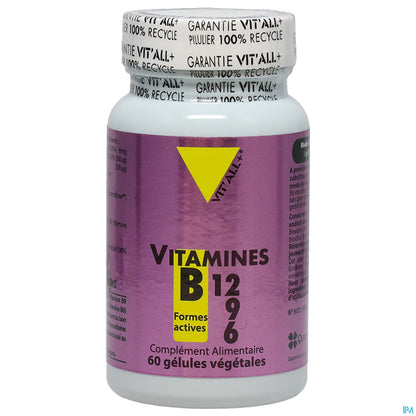 Vitamins B12 B9 B6 60 Vegetable Capsules