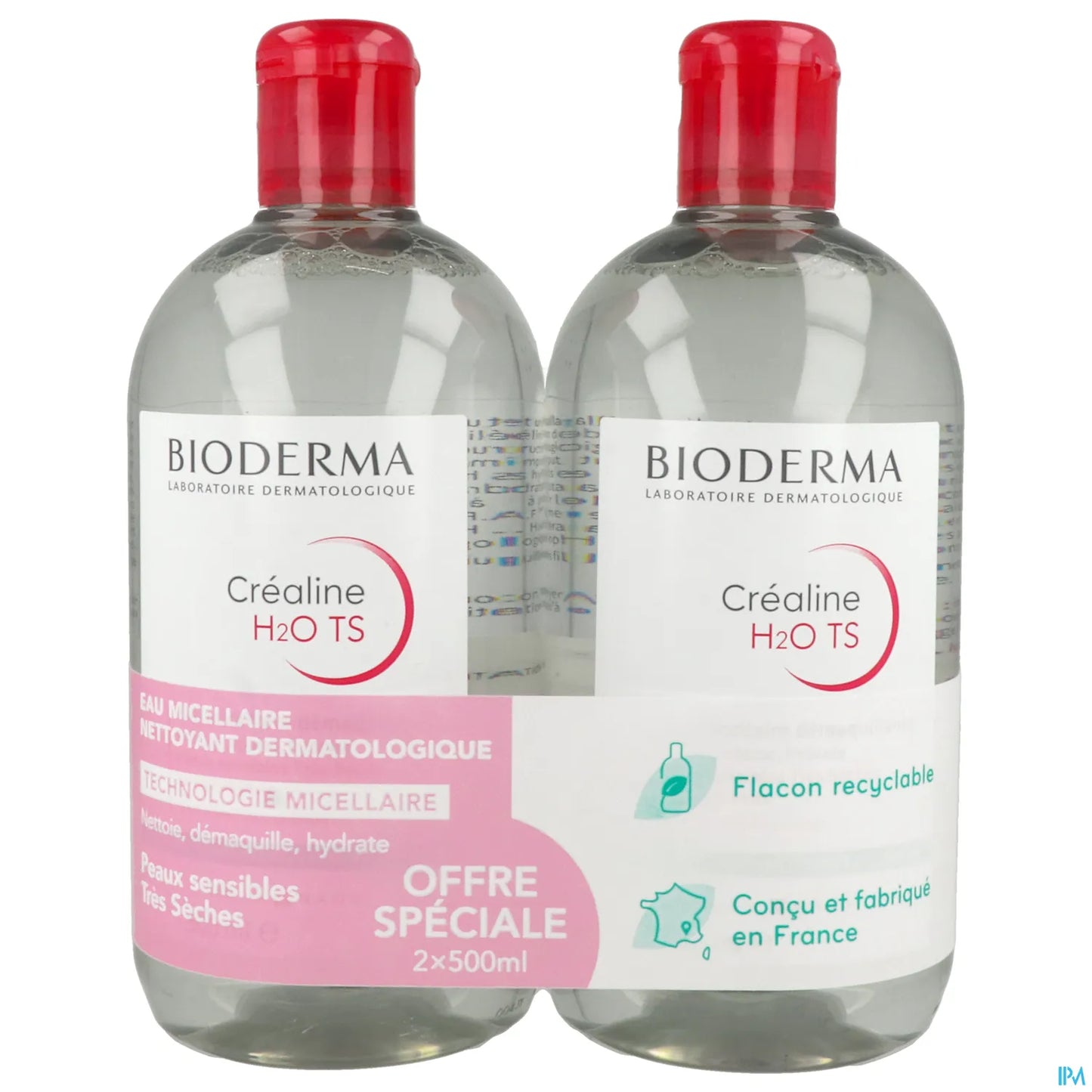 Créaline H2O TS Micellar Water 2x500ml
