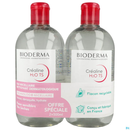Créaline H2O TS Micellar Water 2x500ml