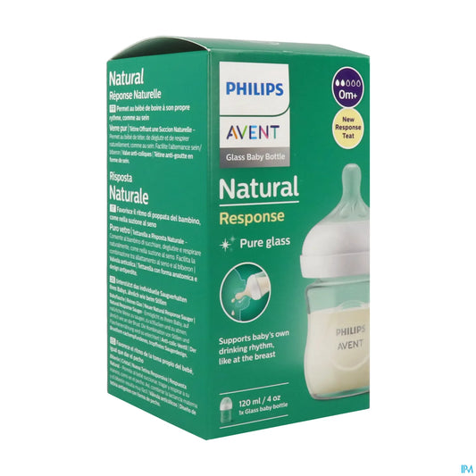 Philips Avent Biberon Natural Response en Verre 120ml
