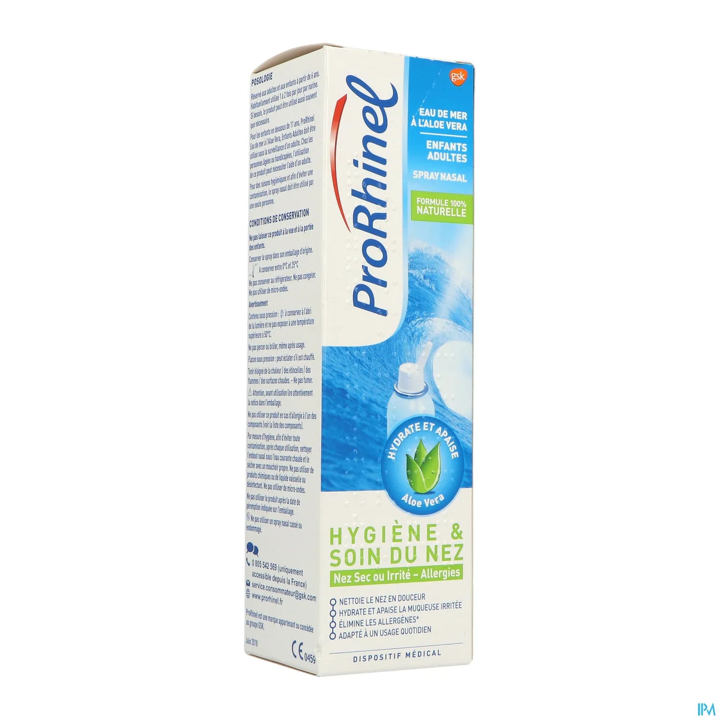 Eau de Mer à l'Aloe Vera Enfant-Adulte Spray 100ml