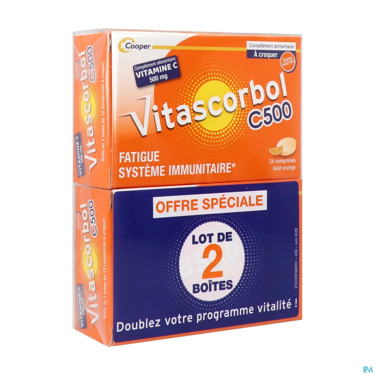 Cooper Vitascorbol C500 48 Tablets Immunity Boost