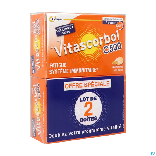 Cooper Vitascorbol C500 48 Tablets Immunity Boost