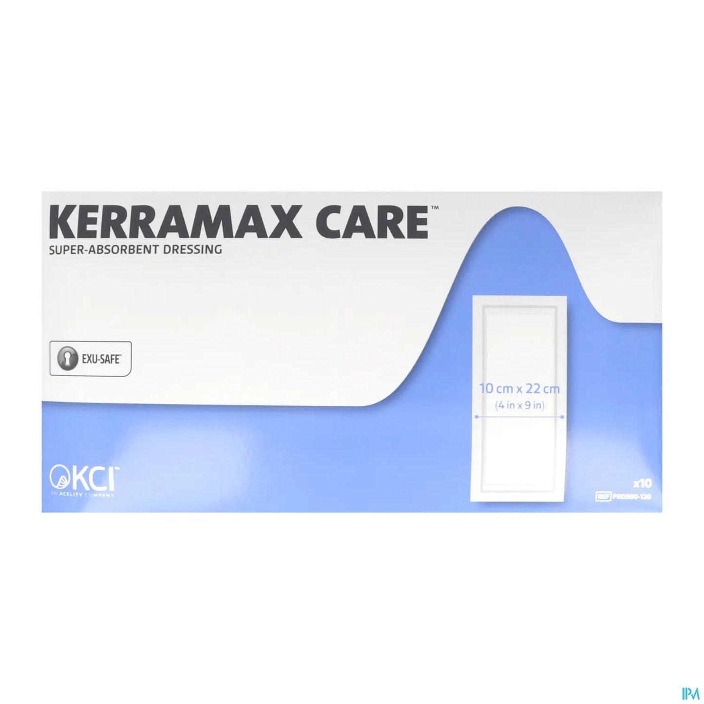 Kerramax Care Pansement Superabsorbant 10x22 cm Boîte de 10