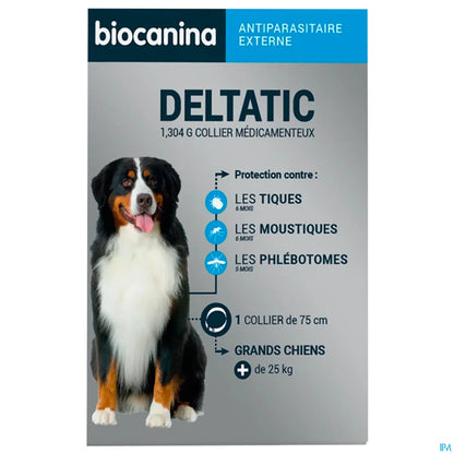 Deltatic Anti-parasite Collar for Large Dogs 75 cm