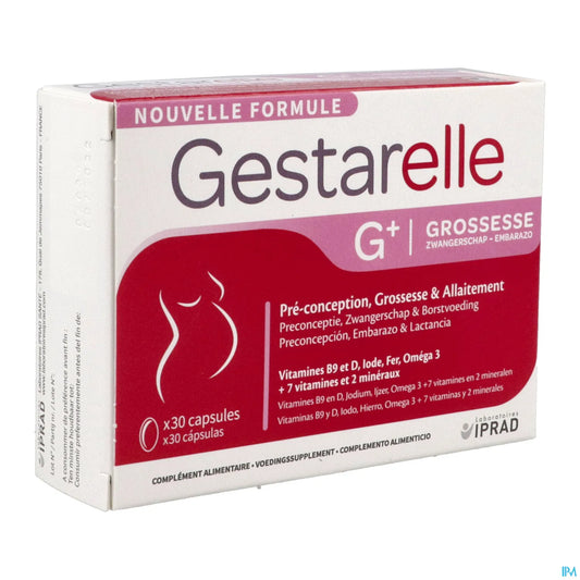 Laboratoires Iprad Gestarelle G+ Grossesse 30 Capsules