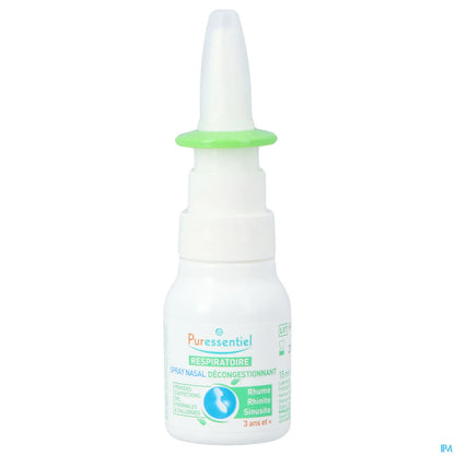 Spray nasale decongestionante biologico per le vie respiratorie 15 ml