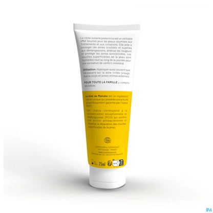 Giphar Laboratory CicaManuka Organic Protective Insulating Cream Honey IAA10 75ML