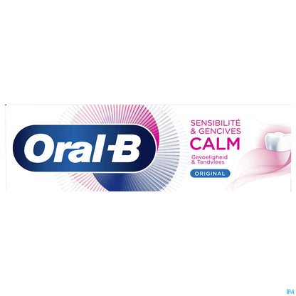 Oral-B Dentifrice Sensibilité et Gencives Calm Original 75ml