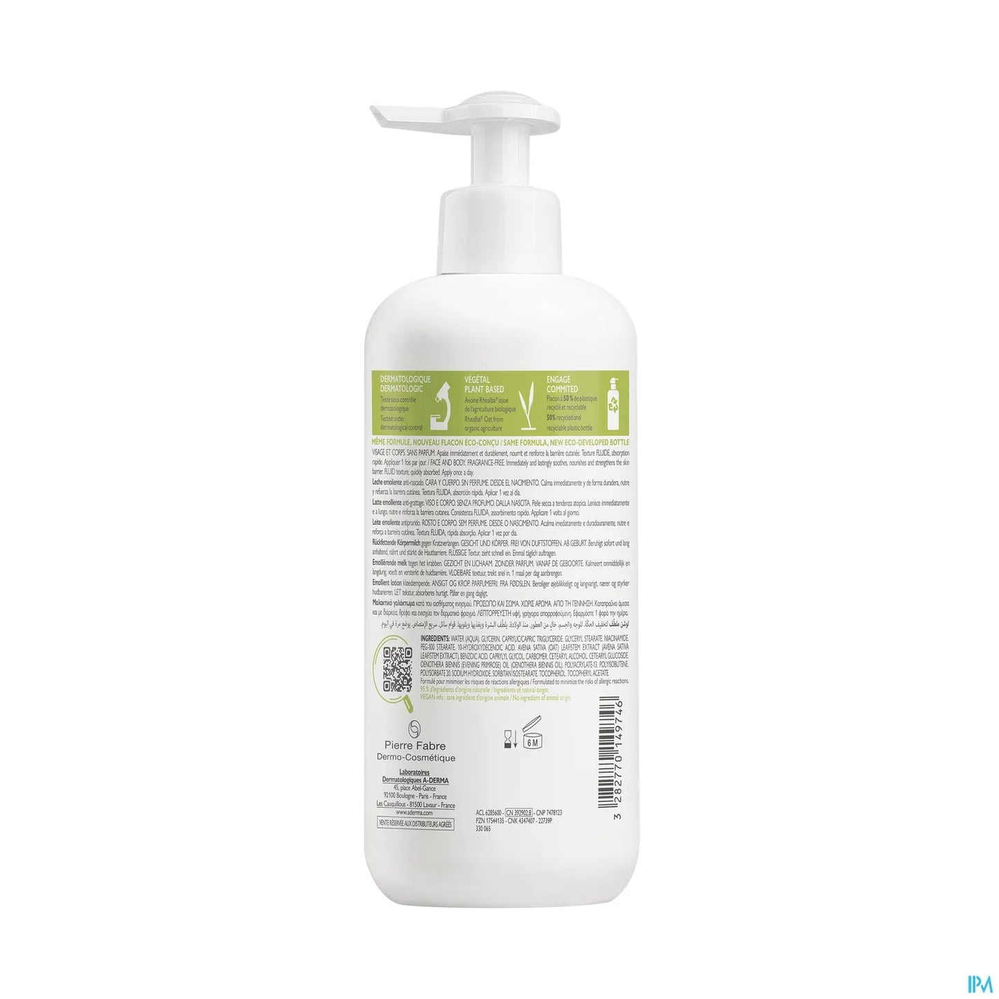 Exomega Control Latte Emolliente Antiprurito Eco Flacone 400ml