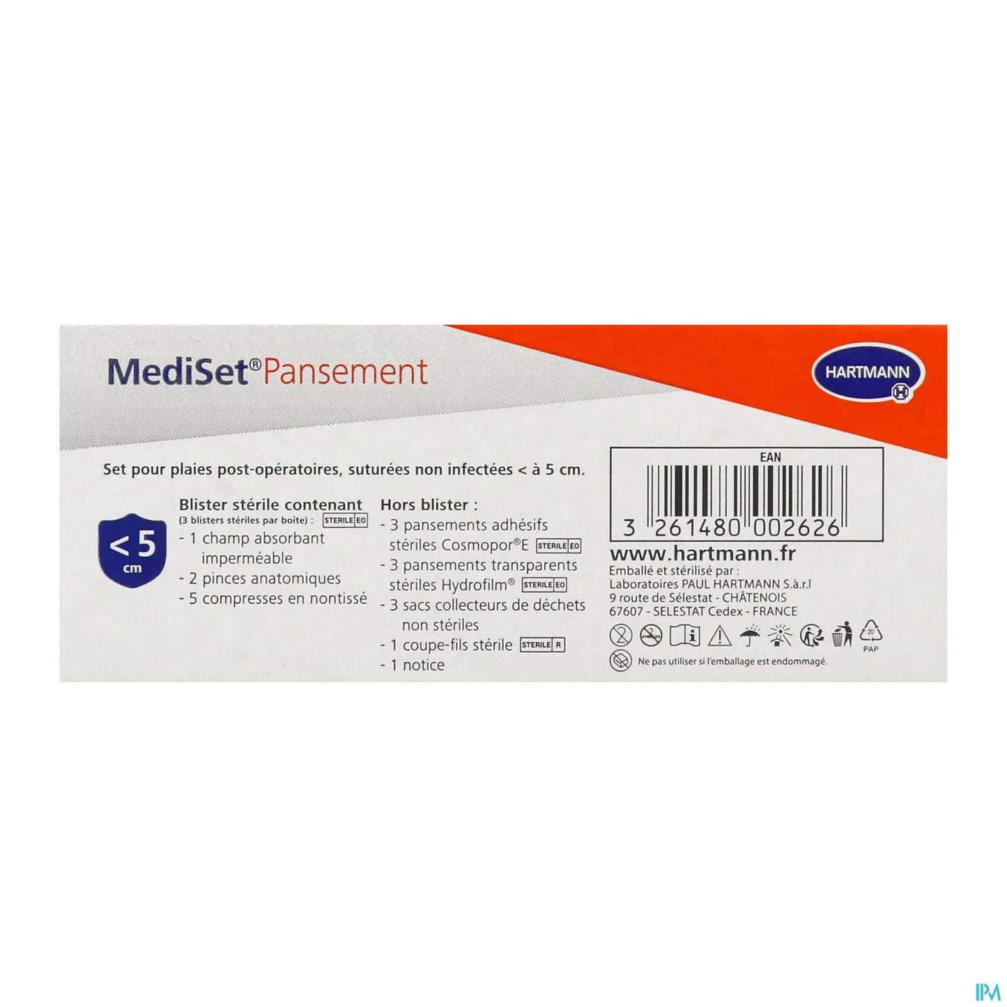 Mediset Pansement Post-Op Petites Plaies X3