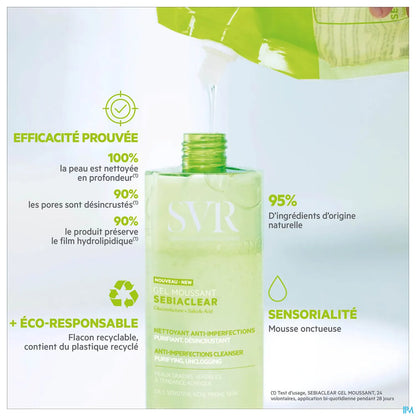 Sebiaclear Gel Moussant Anti-Imperfections 400ml