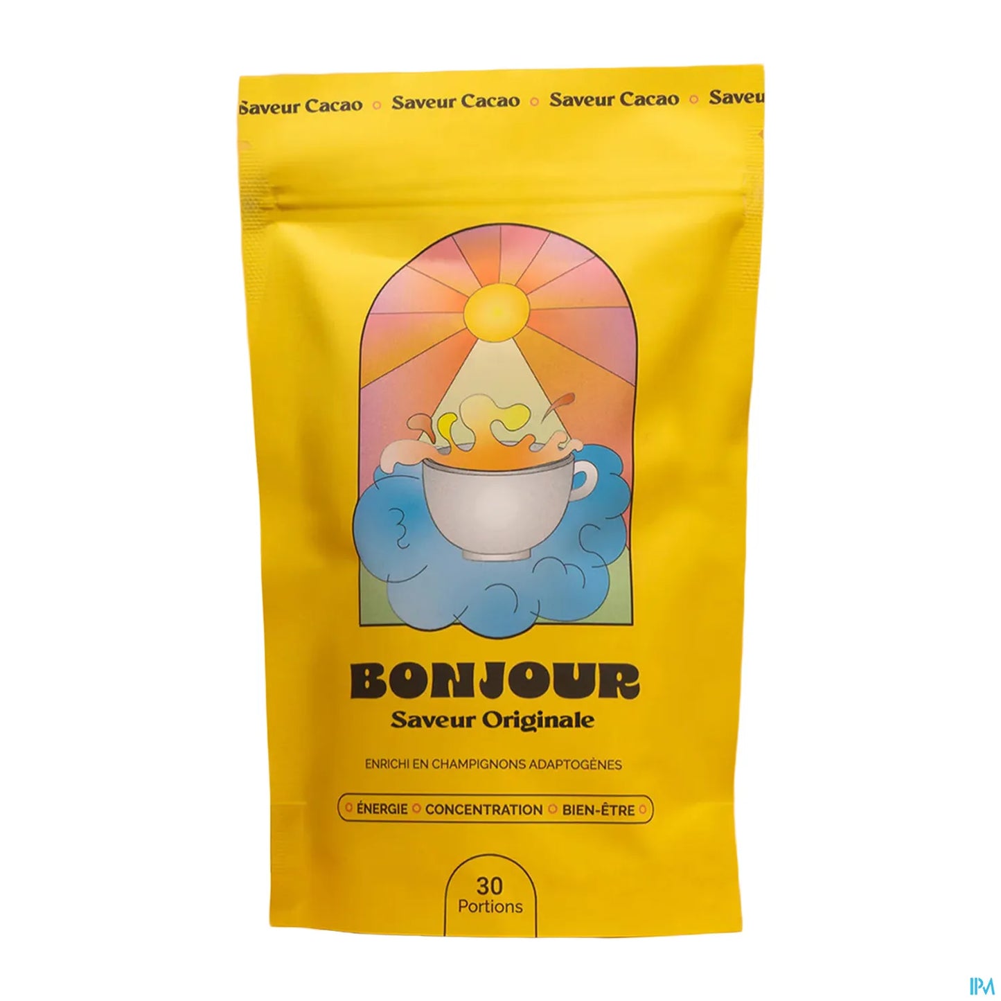 Bonjour Saveur Cacao Décaféiné 90 g 15 Portions