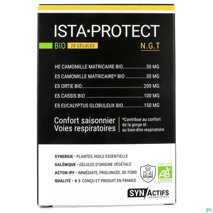 Synactifs IstaProtect Bio 20 Gélules
