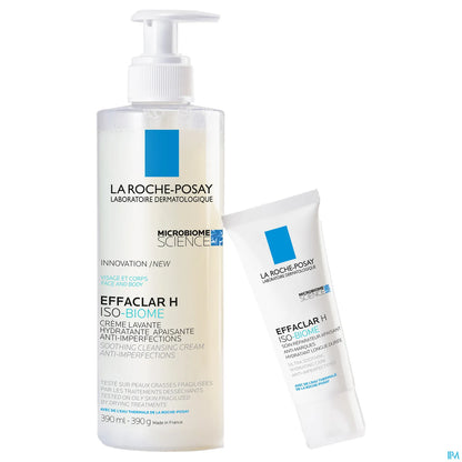 Effaclar H Iso-Biome Crema Detergente Viso 390ml