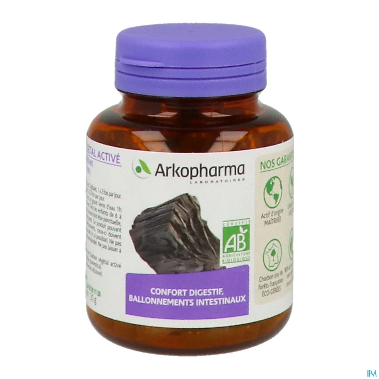Arkogélules Charbon Végétal Activé Bio 80 Gélules
