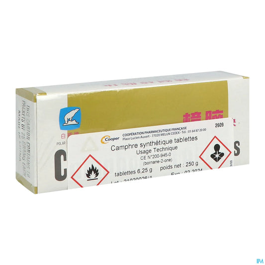 Compresse di canfora sintetica 250 g