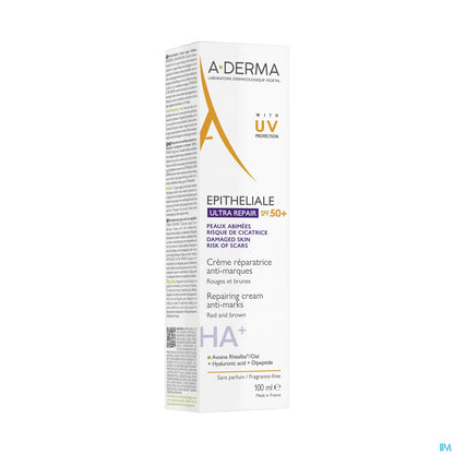 A Derma Epitheliale Ultra Repair Crème Réparatrice Solaire Facteur 50+ 100 mL