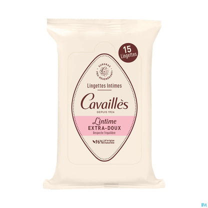 Rogé Cavaillès Salviette intime extra morbide 15 unità