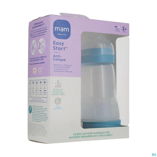 Biberons Easy Start Anti-Colique 260ml Lot de 2 Ocean Sable