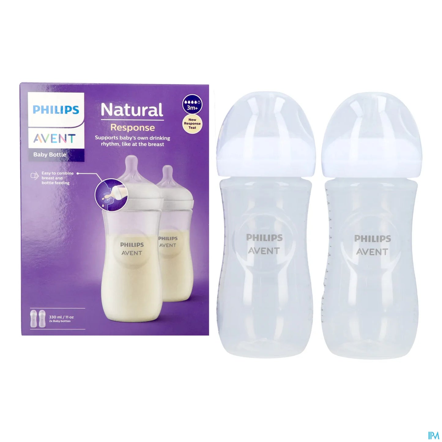 Philips Avent Biberon Natural Response 330ml Lot de 2