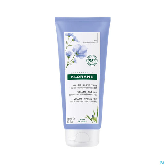 Baume Après-Shampooing Aux Fibres de Lin Volume Et Démêlage Cheveux Fins Sans Volume 200ml